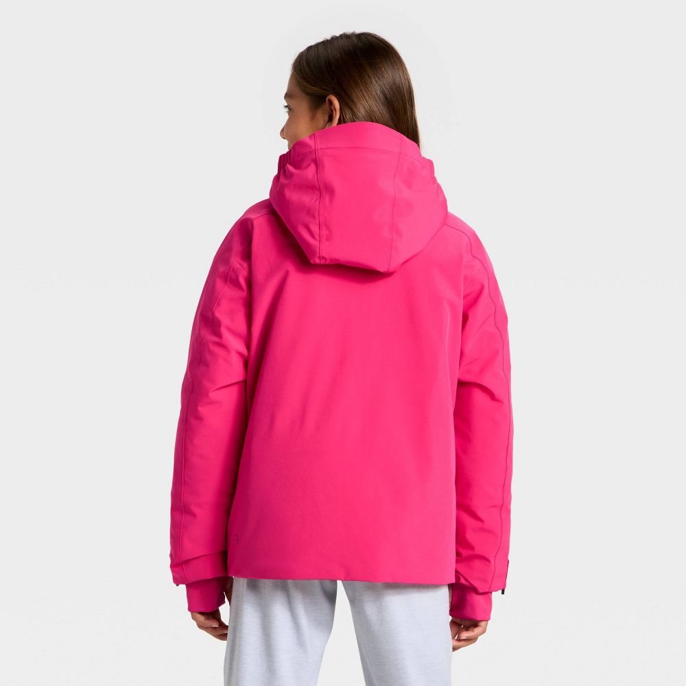 New - Kids' Hooded Snowsport Jacket - All In Motion™ Pink XL