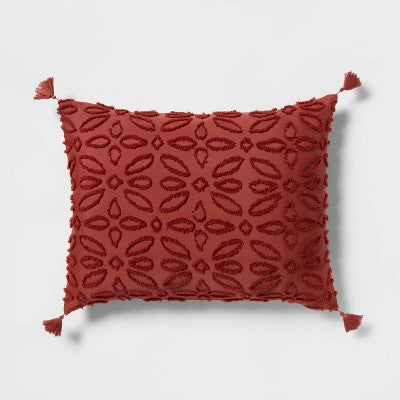 New - Threshold 7-Piece Comforter & Sheet Set Floral Clipped Jacquard ThresholdBullseye Deals