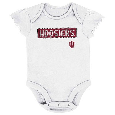New - NCAA Infant Girls' 3pk Bodysuit Set Kansas JayhawksBullseye Deals