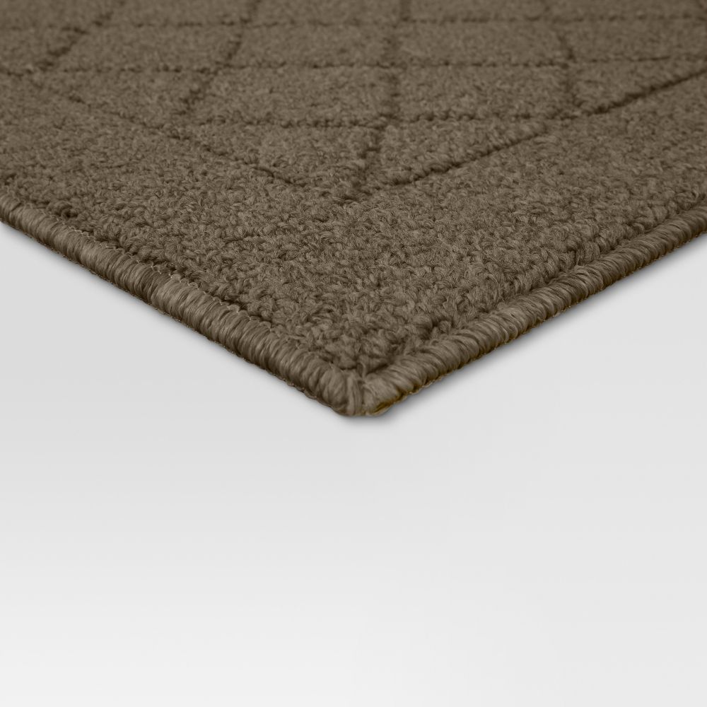 New - 2'6"x3'10" Washable Diamond Clarkson Tufted And Hooked Accent Rug Tan - Threshold™