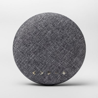 Heyday Round Lightweight Wireless Bluetooth Speaker 16H Playtime 33Ft Range HeydayBullseye Deals