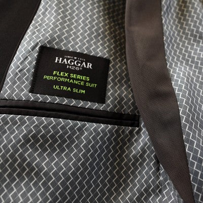 Haggar H26 Men's Button Up Slim-Fit Suit Jacket Formal Slim Fit Haggar H26Bullseye Deals