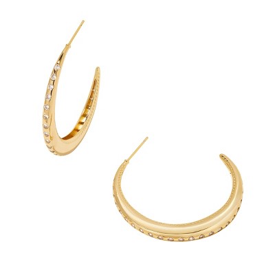 Kendra Scott Josie 14K Over Brass Hoop Earrings Kendra ScottBullseye Deals