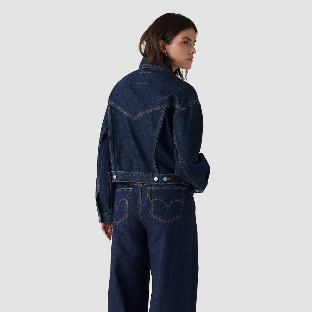 Open Box - Levi's® Women's Shrunken 90's Trucker Jacket - Shaded View XS