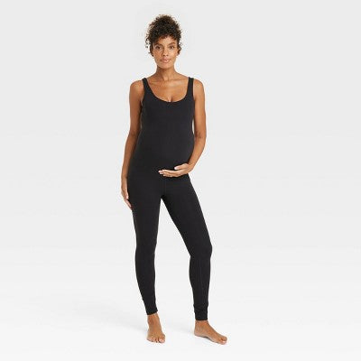 New - Isabel Maternity by Ingrid & Isabel Sleeveless Stretchy Maternity Jumpsuit Isabel Maternity by Ingrid & IsabelBullseye Deals