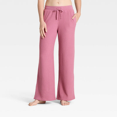 New - Women's Waffle Lounge Sweatpants - Auden™ Pink XS
