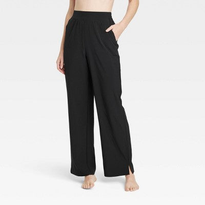 New - Women's Woven High-Rise Straight eg Pants - All In Motion All In MotionBullseye Deals