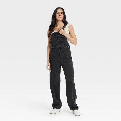 New - Universal Thread Women's 90's Baggy Denim Relaxed Jumpsuit Overalls Universal ThreadBullseye Deals