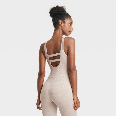 New - Women's Textured Seamless Bodysuit - JoyLab JoyLabBullseye Deals