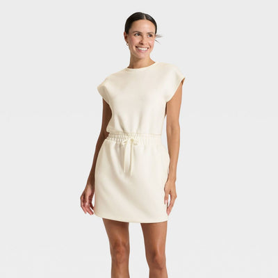 New - Women's Airy Sleek Dress - All In Motion™ Cream XL