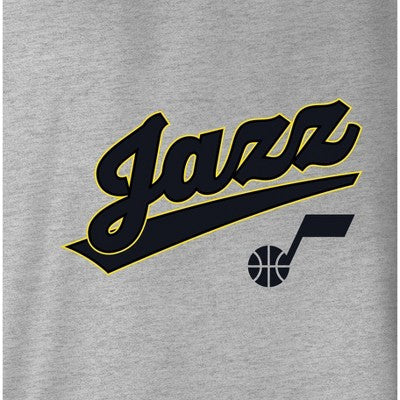 NBA Utah Jazz Women's Gray Long Sleeve Team Slugger Crew Neck T-Shirt NBABullseye Deals