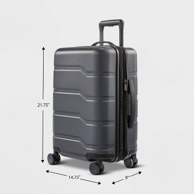 Open Story Hardside Carry On Luggage Hardshell Spinner Suitcase Open StoryBullseye Deals