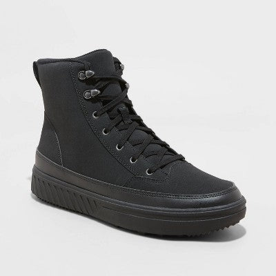 New - Goodfellow & Co Men's Lace-Up Boots High Top Sneakers All-Weather Goodfellow & CoBullseye Deals