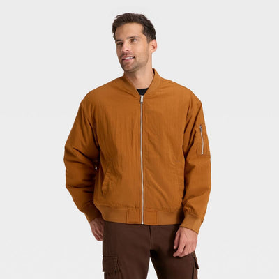 Open Box - Men's Varsity Jacket - Goodfellow & Co™ Brown S