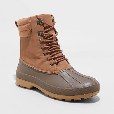 New - Goodfellow & Co Men's Winter Duck Boots Waterproof Outdoor Hiking Boots Goodfellow & CoBullseye Deals