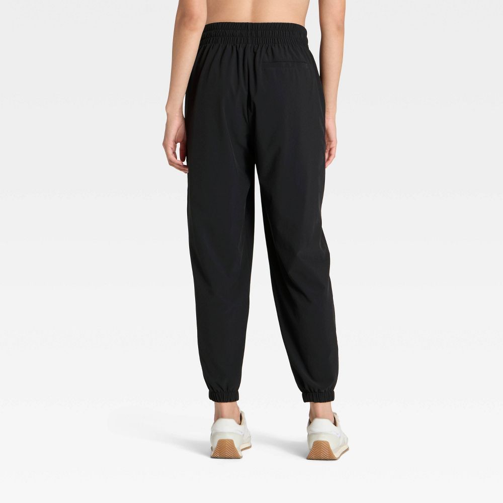 Open Box - Women's Active Light Mid-Rise Joggers - All In Motion™ Black M