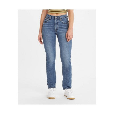 New - Levi's Women's 501 High Rise Straight Leg Tailored Fit Full Straight-Leg Jeans Levi'sBullseye Deals