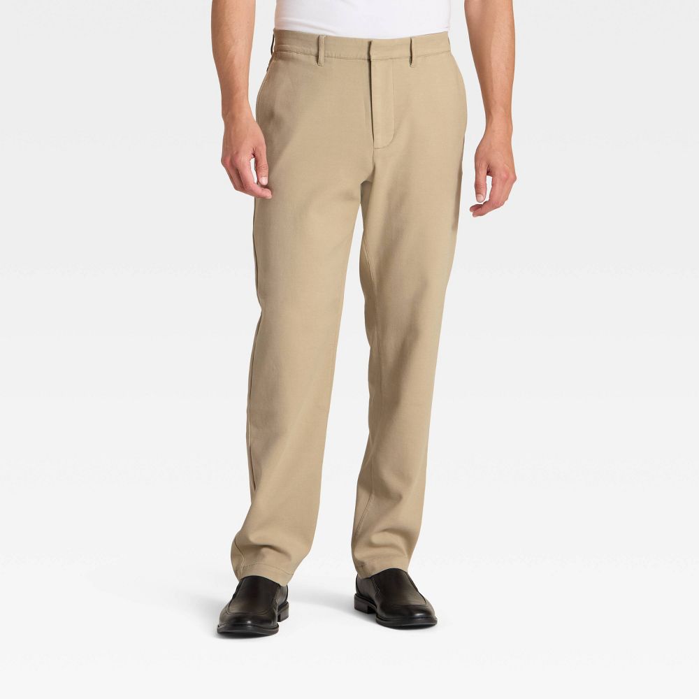 Open Box - Men's Comfort Wear Trousers - Goodfellow & Co™ Tan 30x32
