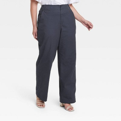 A New Day Women's Straight Chino Pants Stretch A New DayBullseye Deals