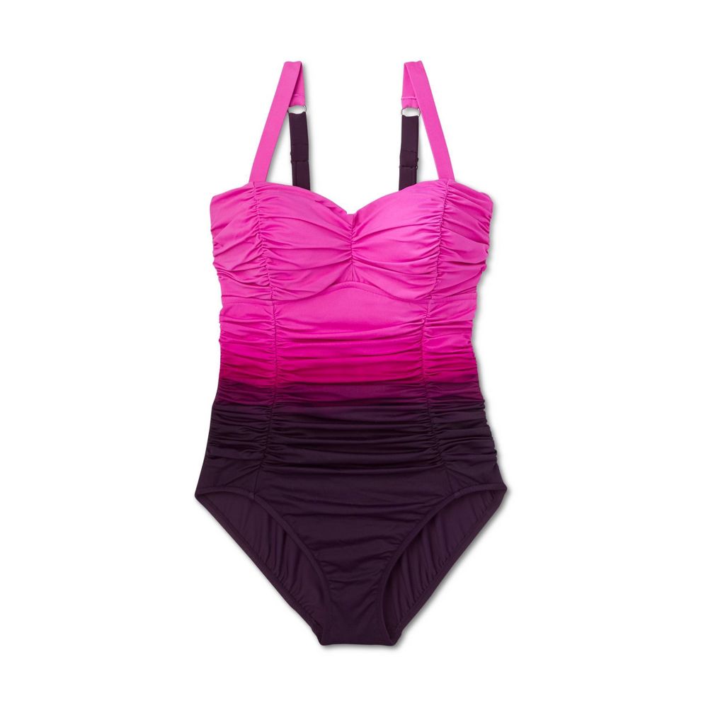 New - Aqua Green Shape + Style Women's One Piece Swimsuit UPF 50+ Swimwear Aqua GreenBullseye Deals