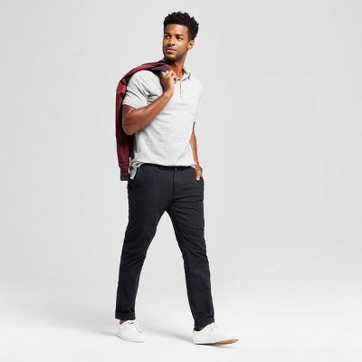 New - Goodfellow & Co Men's Mid Rise Relaxed Leg Athletic Chino Pants Stretch Goodfellow & CoBullseye Deals