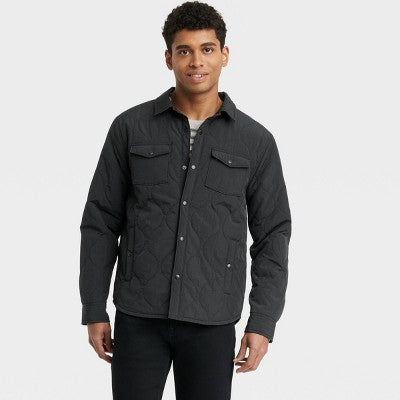 New - Goodfellow & Co Men's Zip-Up Winter Lightweight Fabric Onion-Quilted Jacket Goodfellow & CoBullseye Deals
