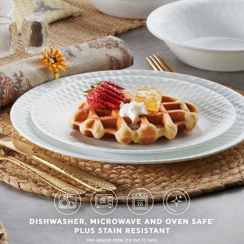 New - Corelle 18pc Honey Bee Dinnerware Set