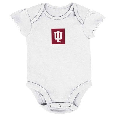 New - NCAA Infant Girls' 3pk Bodysuit Set Kansas JayhawksBullseye Deals