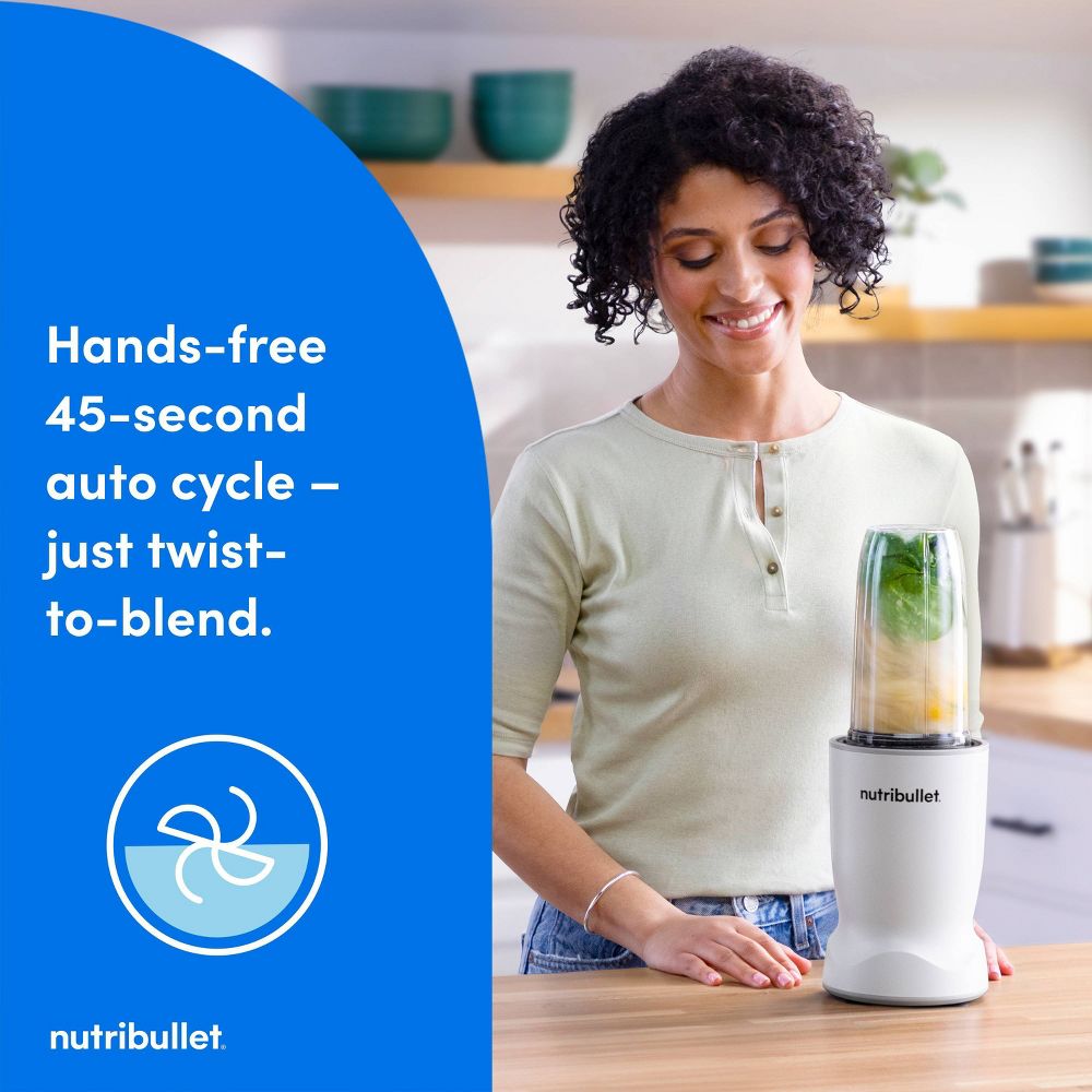 New - NutriBullet Turbo 1000 Series Blender Matte White