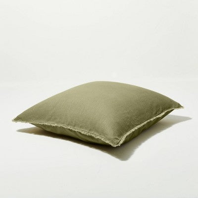 Open Box - Casaluna 1-Piece Pillow Sham Linen-Blend OEKO-TEX Soft Feel CasalunaBullseye Deals