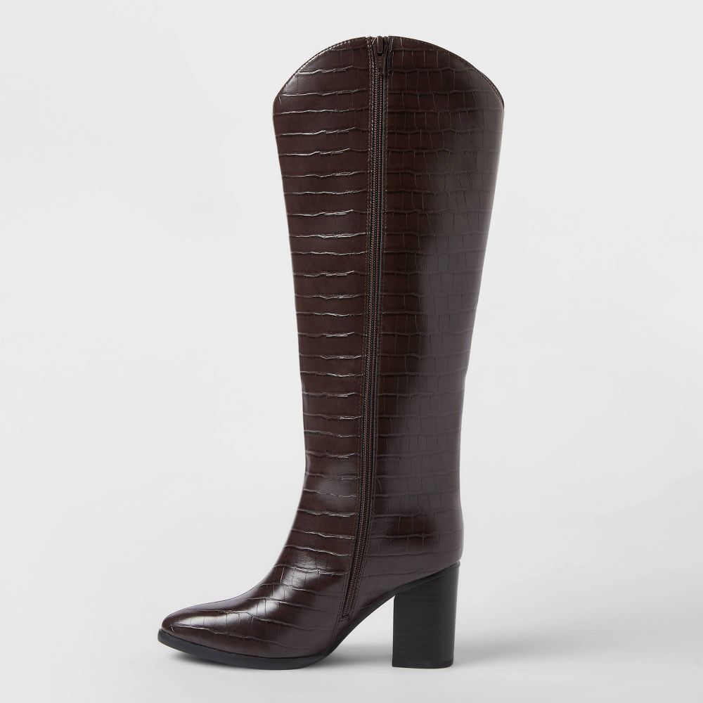 Open Box - Women’s Cairo Boots with Memory Foam Insole – A New Day™ Brown 7