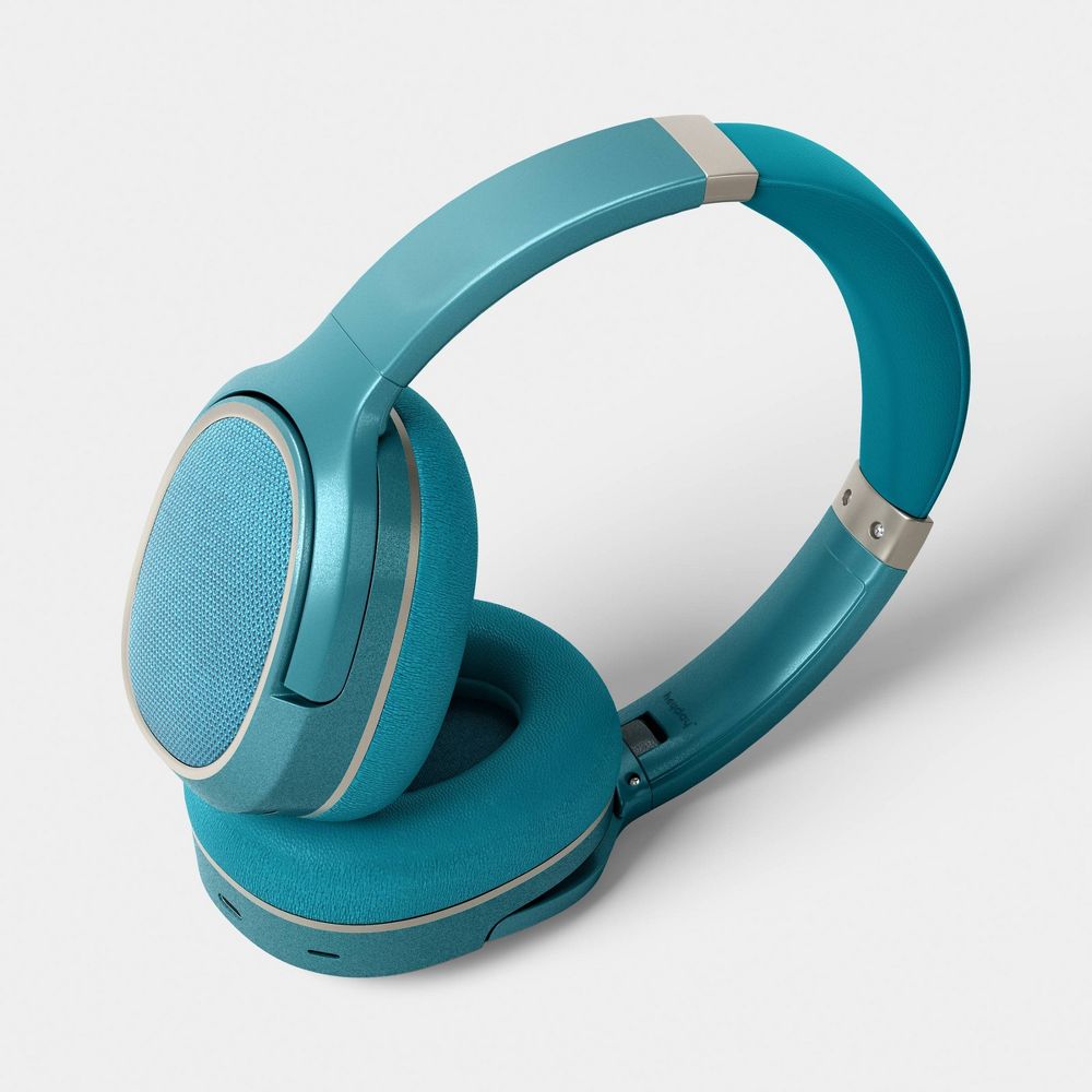 New - Active Noise Cancelling Wireless Bluetooth Over-Ear Headphones Deep Sage - heyday™