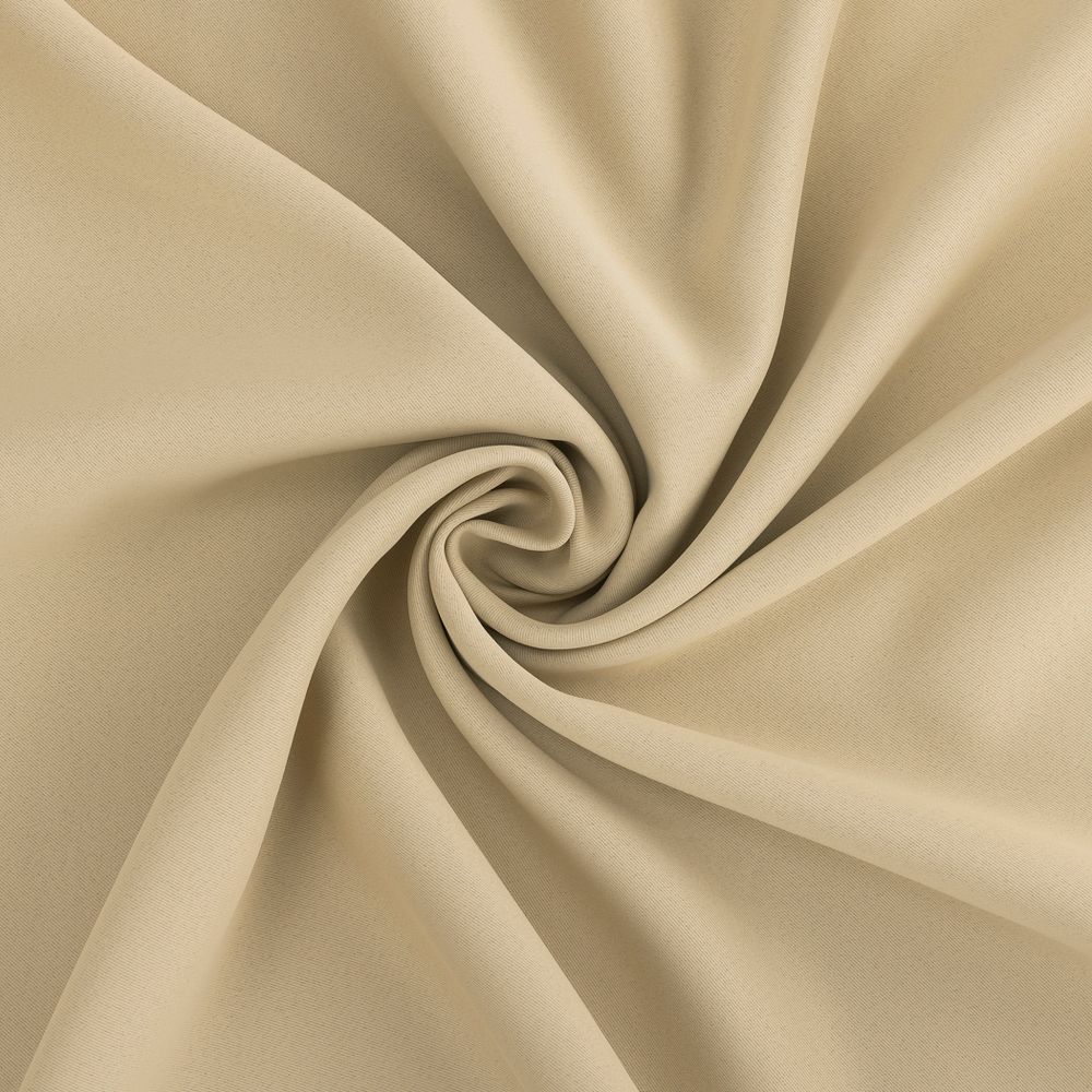 New - 2pc 37"x96" Sun Zero Tedrow 100% Blackout Grommet Curtain Panel Pair Taupe: Modern Energy Efficient, Noise Reduction