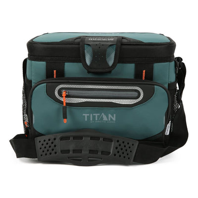 New - Titan by Arctic Zone Deep Freeze Zipperless Hardbody 8qt Cooler - Jungle Hunt