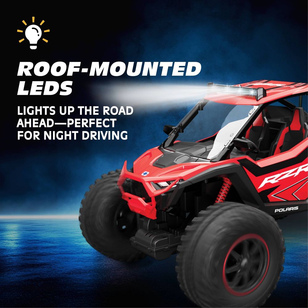 Open Box - Motor Dayz Polaris Red Remote Control Vehicle 1:5 Scale