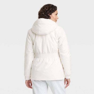 New - All In Motion Women's Zip Winter Hooded Wind-Resistant Snow Sport Jacket All in MotionBullseye Deals