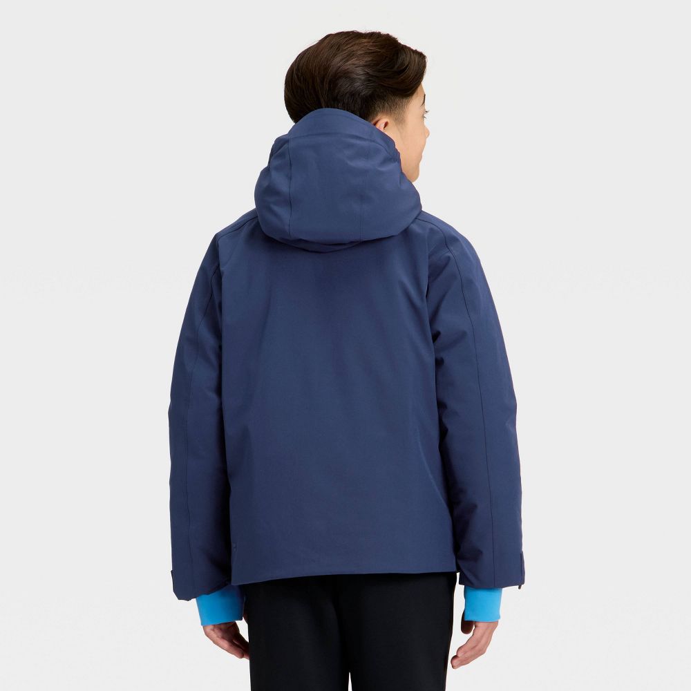 New - Kids' Hooded Snowsport Jacket - All In Motion™ Navy Blue XL