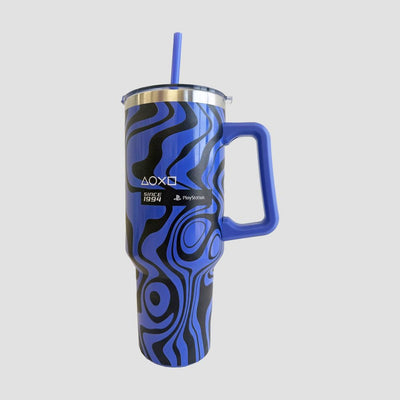 New - PlayStation Classic Icons 40 oz. Tumbler - Purple