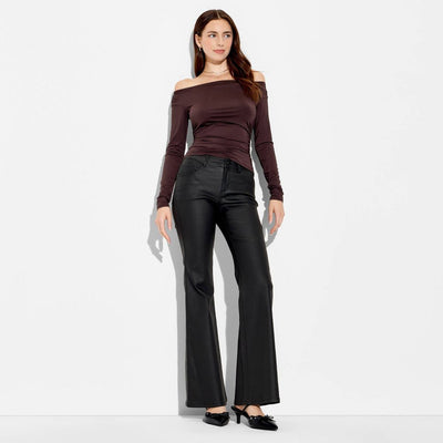 New - Women's Flare Pants - Wild Fable™ Black M