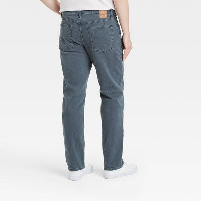 New - Goodfellow & Co Men's Mid Rise Athletic Fit Relaxed Leg Ankle Jeans Midweight Goodfellow & CoBullseye Deals