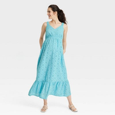 Open Box - Isabel Maternity Women's Sleeveless Maxi Maternity Dress Isabel Maternity by Ingrid & IsabelBullseye Deals