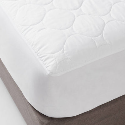 Open Box - King Waterproof Quilted Mattress Pad - Room Essentials™: Microfiber, Fits 15" Depth, OEKO-TEX Certified