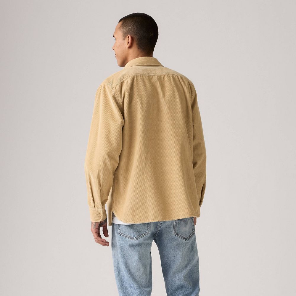 New - Levi's® Men's Worker Standard Fit Long Sleeve Button-Down Shirt - Starfish S