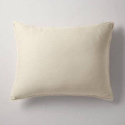Casaluna Slub Linen Blend Decorative Pillow 26x34 Removable Cover CasalunaBullseye Deals