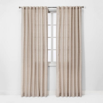 New - Light Filtering Window Curtain Panel - Threshold ThresholdBullseye Deals