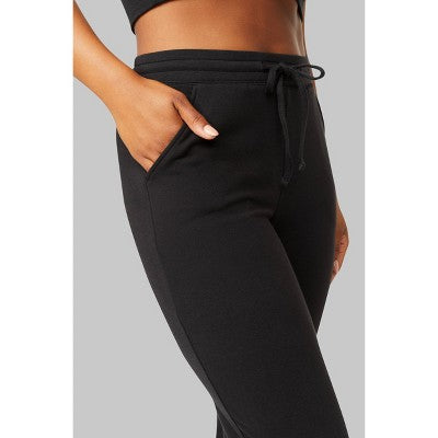 New - Hanes Women's Regular Tapered Leg Ankle Jogger Leggings Midweight HanesBullseye Deals