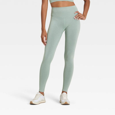New - Women's Modal Seamless High-Rise Leggings - All In Motion™ Sage Green L