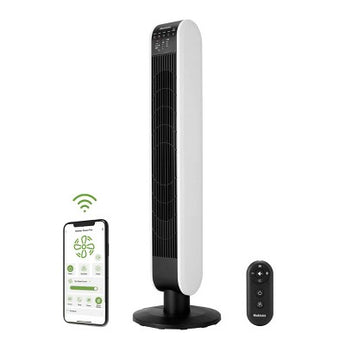 New - Holmes 40" Oscillating Wi-Fi connect Designer Series Tower Fan HolmesBullseye Deals