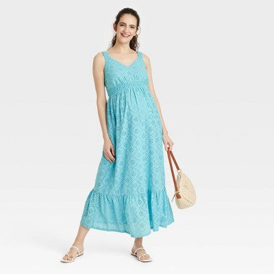 Open Box - Isabel Maternity Women's Sleeveless Maxi Maternity Dress Isabel Maternity by Ingrid & IsabelBullseye Deals