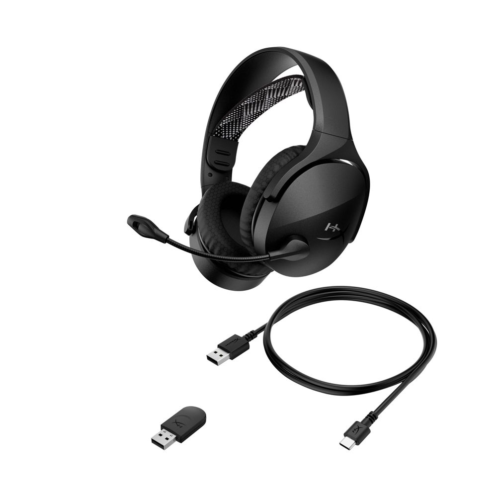 New - HyperX Cloud Jet Dual Wireless Gaming Headset - Black